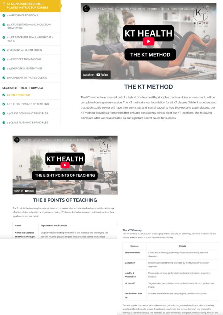 KT reformer pilates instructor course, reformer teacher training, reformer pilates teacher course, how to become a reformer pilates instructor